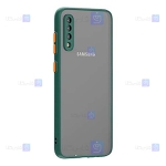 قاب پشت مات Samsung Galaxy A7 2018 مدل محافظ لنزدار
