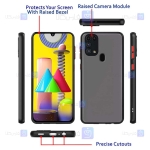 قاب پشت مات Samsung Galaxy M31 مدل محافظ لنزدار