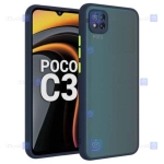 قاب پشت مات Xiaomi Poco C3 مدل محافظ لنزدار