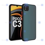 قاب پشت مات Xiaomi Poco C3 مدل محافظ لنزدار