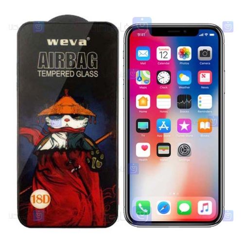 گلس فول Apple iPhone X مدل ایربگ دار