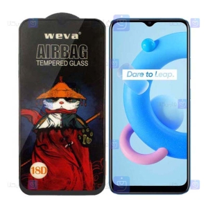 گلس فول Realme C11 مدل ایربگ دار