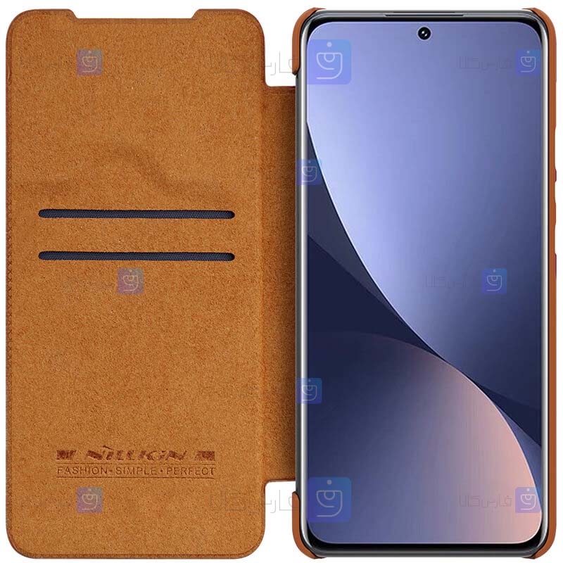 کیف چرمی نیلکین Xiaomi 12X مدل Qin