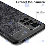 قاب طرح چرم محافظ لنز دار Xiaomi Redmi 10 Prime مدل Auto Focus