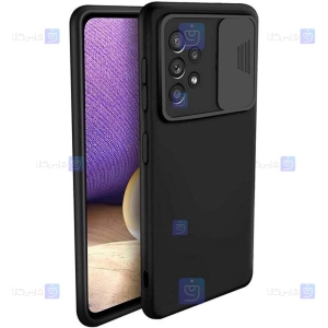 قاب سیلیکونی Samsung Galaxy A72 4G / 5G مدل محافظ لنز دار کشویی