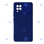 قاب سیلیکونی Samsung Galaxy M12 مدل محافظ لنز دار کشویی