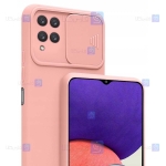 قاب سیلیکونی Samsung Galaxy M12 مدل محافظ لنز دار کشویی