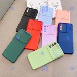 قاب سیلیکونی Samsung Galaxy S21 مدل محافظ لنز دار کشویی