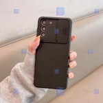 قاب سیلیکونی Samsung Galaxy S21 مدل محافظ لنز دار کشویی
