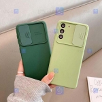 قاب سیلیکونی Samsung Galaxy S21 مدل محافظ لنز دار کشویی