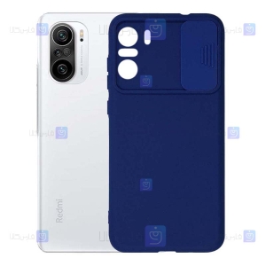 قاب سیلیکونی Xiaomi Redmi K40 Pro Plus مدل محافظ لنز دار کشویی