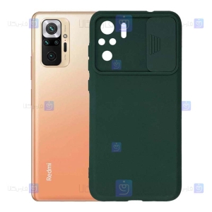 قاب سیلیکونی Xiaomi Redmi Note 10 4G مدل محافظ لنز دار کشویی