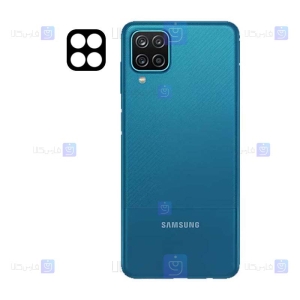 محافظ لنز شیشه ای Samsung Galaxy A12 مدل حاشیه دار