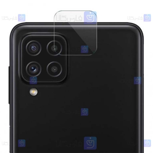 محافظ لنز Samsung Galaxy A22 4G مدل شیشه ای
