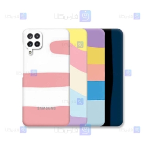 قاب سیلیکونی طرح دار Samsung Galaxy A12 مدل محافظ لنز دار