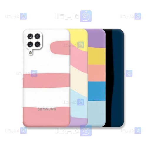 قاب سیلیکونی طرح دار Samsung Galaxy A12 مدل محافظ لنز دار