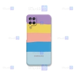 قاب سیلیکونی طرح دار Samsung Galaxy A12 مدل محافظ لنز دار