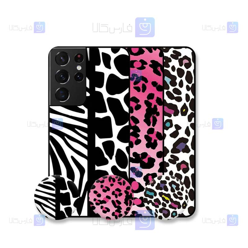 قاب لاکچری Samsung Galaxy S21 Ultra طرح Cheetah