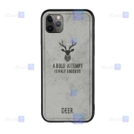 قاب پارچه ای Apple iPhone 11 Pro Max مدل گوزنی
