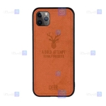 قاب پارچه ای Apple iPhone 11 Pro Max مدل گوزنی