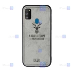 قاب پارچه ای Samsung Galaxy M30s مدل گوزنی
