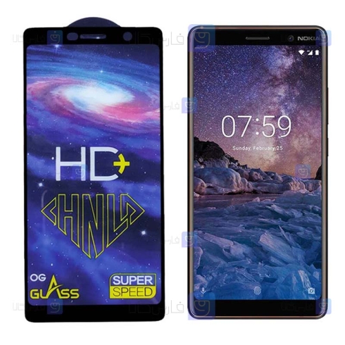 گلس فول نوکیا Nokia 7 plus مدل HD Plus