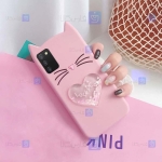 قاب آکواریومی Samsung Galaxy A03s مدل Lucky Cat