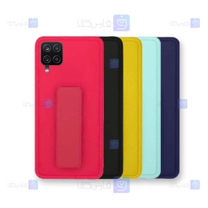 قاب سیلیکونی Samsung Galaxy A12 مدل هولدر دار