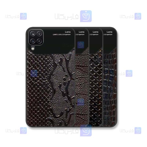 قاب چرمی سامسونگ Samsung Galaxy A12 مدل Mont Blanc