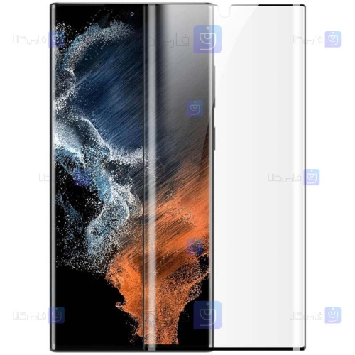محافظ صفحه دو تایی نیلکین Samsung Galaxy S22 Ultra مدل Impact Resistant Curved