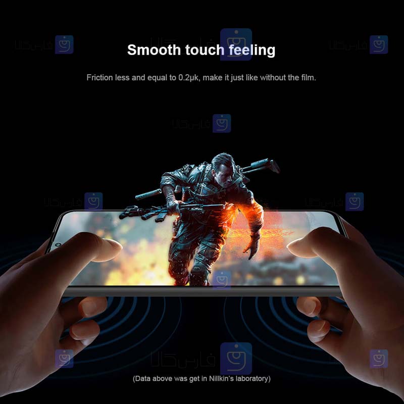 محافظ صفحه دو تایی نیلکین Samsung Galaxy S22 plus مدل Impact Resistant Curved