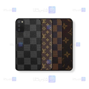 قاب چرمی Samsung Galaxy A03s مدل Louis Vuitton