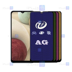 گلس مات Samsung Galaxy A12 مدل رنگین کمانی