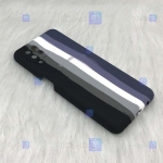 قاب سیلیکونی Samsung Galaxy A12 مدل رنگین کمانی