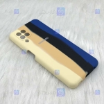 قاب سیلیکونی Samsung Galaxy A12 مدل رنگین کمانی