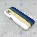 قاب سیلیکونی Samsung Galaxy A12 مدل رنگین کمانی