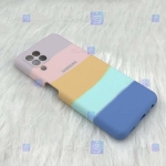 قاب سیلیکونی Samsung Galaxy A12 مدل رنگین کمانی