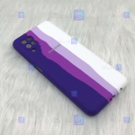 قاب سیلیکونی Samsung Galaxy A12 مدل رنگین کمانی