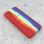 قاب سیلیکونی Samsung Galaxy A12 مدل رنگین کمانی