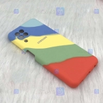 قاب سیلیکونی Samsung Galaxy A12 مدل رنگین کمانی