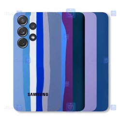 قاب سیلیکونی Samsung Galaxy A52 مدل رنگین کمانی