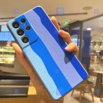قاب سیلیکونی Samsung Galaxy S22 Ultra مدل رنگین کمانی