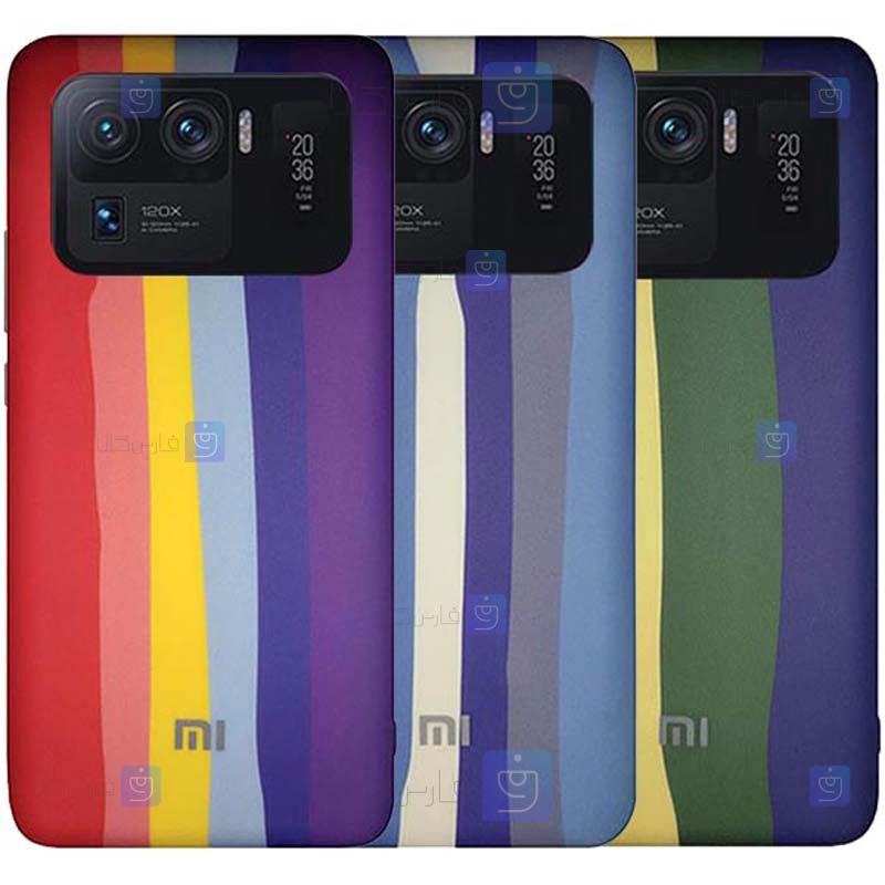 قاب سیلیکونی Xiaomi Mi 11 Ultra مدل رنگین کمانی
