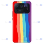 قاب سیلیکونی Xiaomi Mi 11 Ultra مدل رنگین کمانی