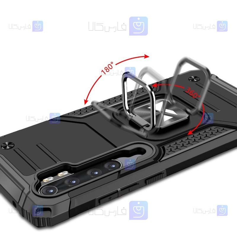 قاب ضد ضربه انگشتی Xiaomi Mi Note 10 Pro مدل Ranger