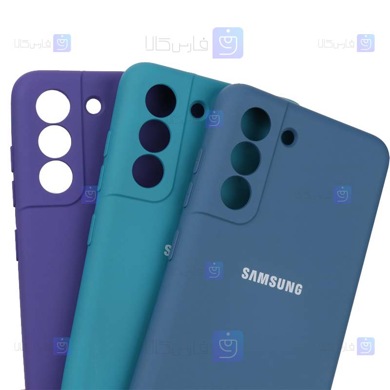 قاب سیلیکونی Samsung Galaxy S21 FE مدل محافظ لنز دار