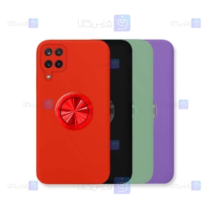 قاب سیلیکونی Samsung Galaxy A12 مدل انگشتی