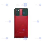 قاب محافظ لنز دار کشویی Samsung Galaxy A03s مدل پشت شفاف