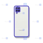 قاب پشت شفاف سامسونگ Samsung Galaxy A12 مدل دور رنگی