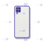 قاب پشت شفاف سامسونگ Samsung Galaxy A12 مدل دور رنگی